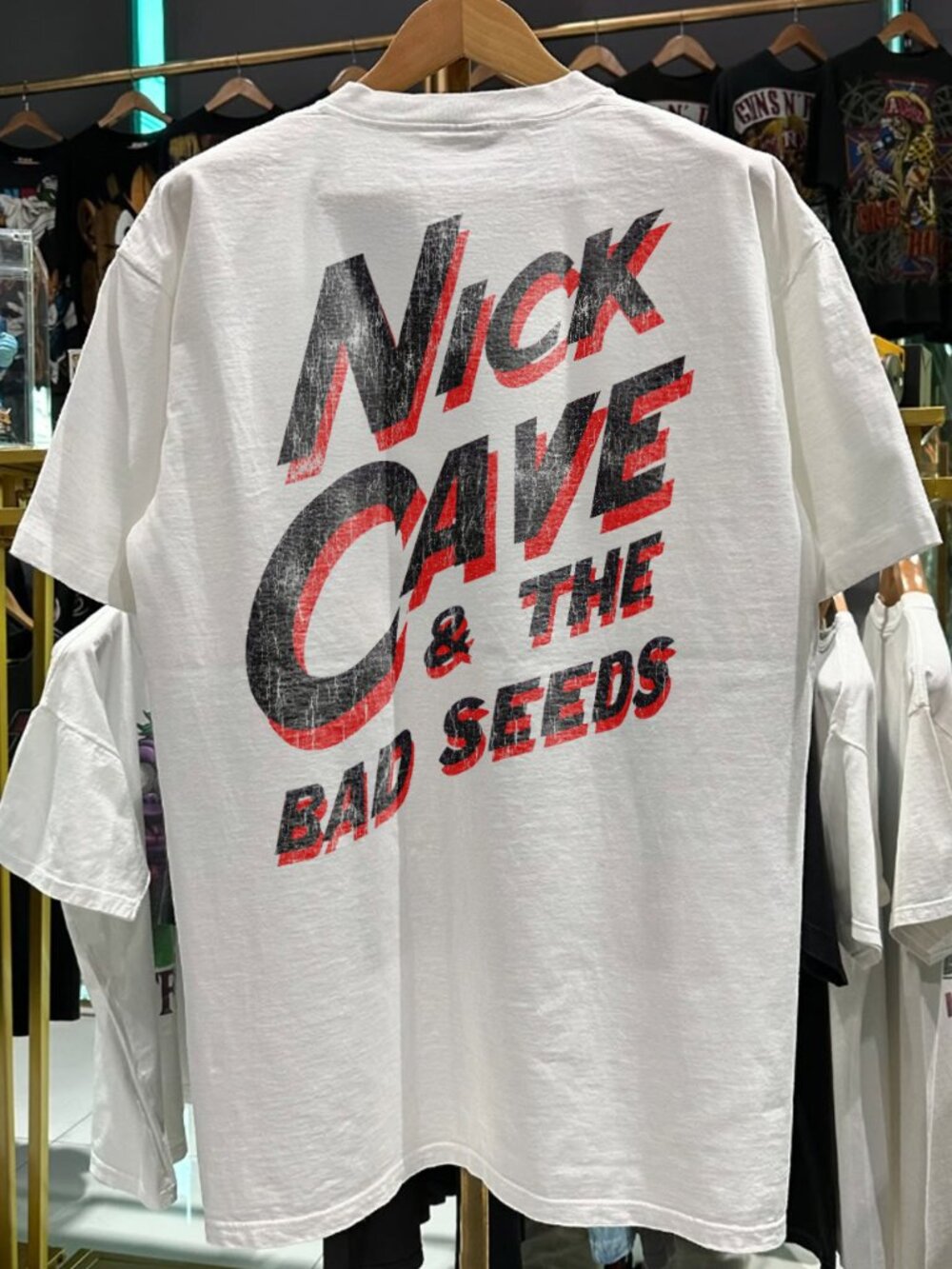1992 Nick Cave And The Bad Seeds HenryS Dream Rare  White T-Shirt